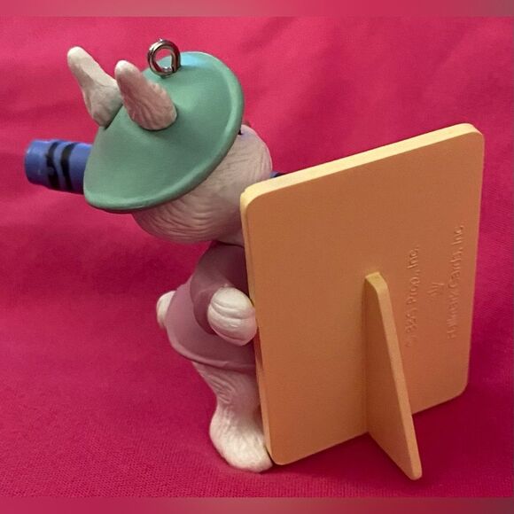 Easter Hallmark Keepsake Ornament 1995 Picture Perfect Bunny Crayola Crayon - Picture 6 of 9